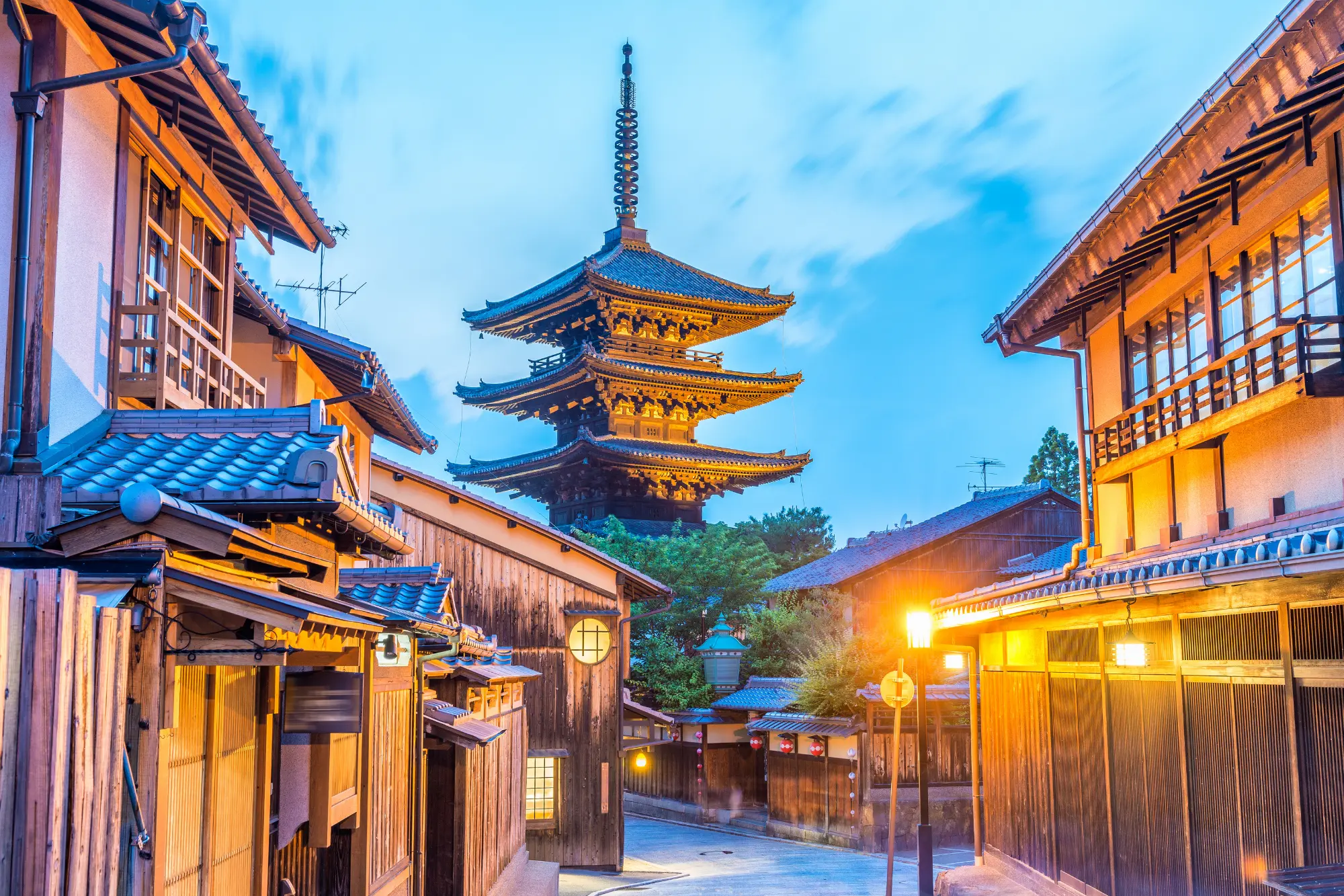 Traditional architecture and historic beauty of Kyoto, Japan