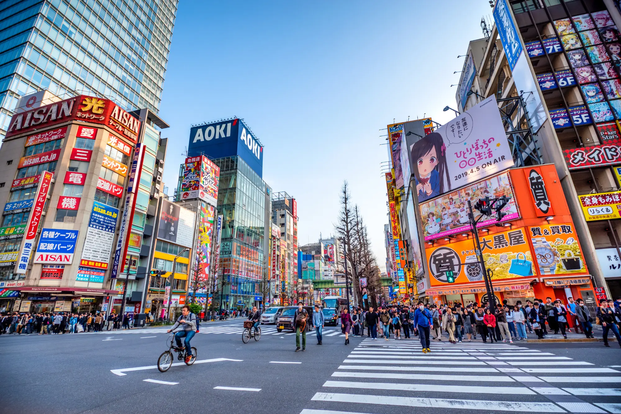 Tokyo street in Shibuya, one of the best places to visit in Japan