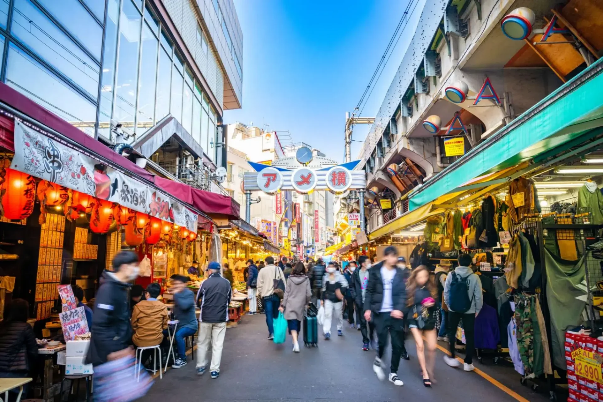 Ameyoko Shopping Street in Tokyo