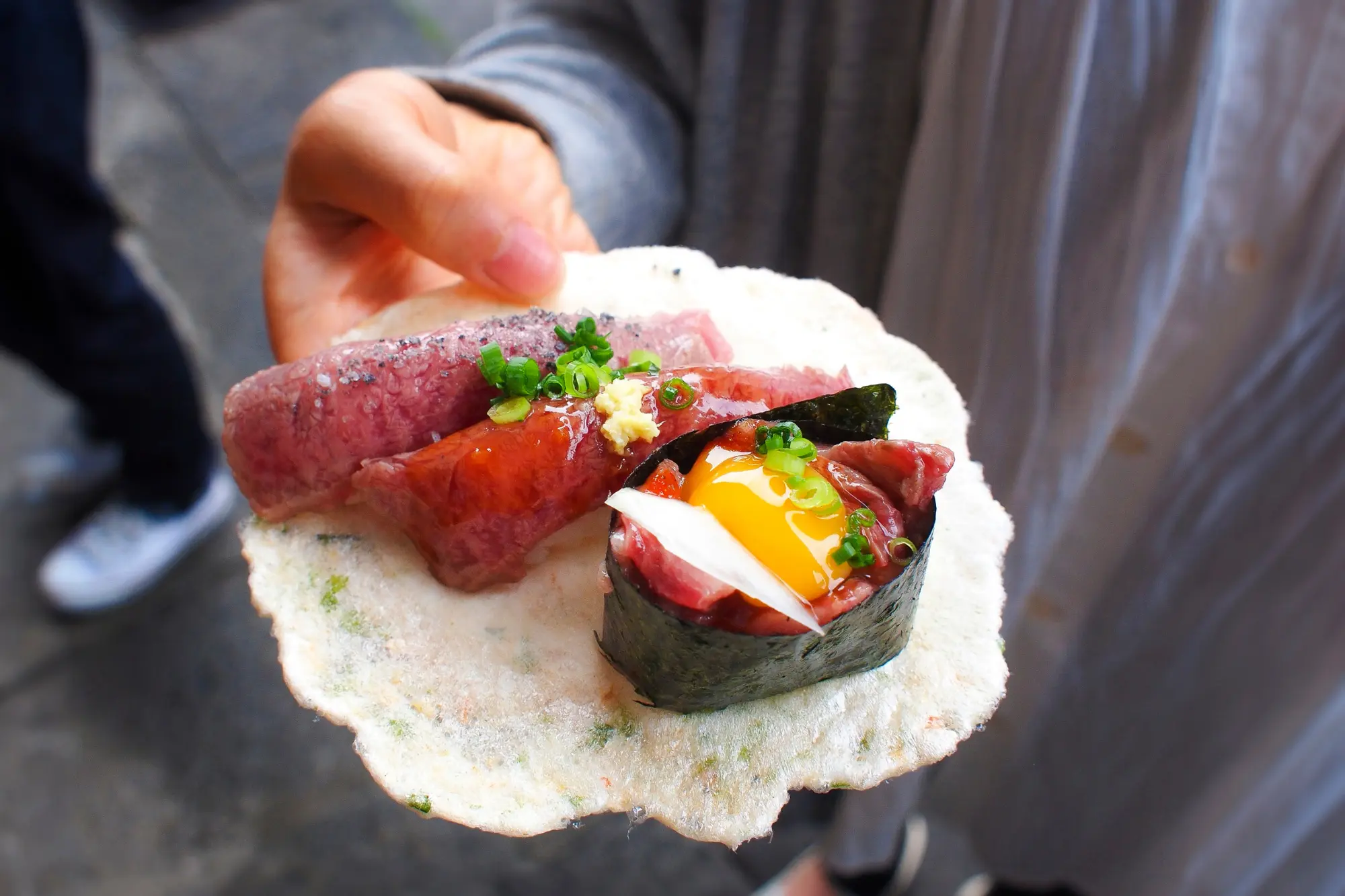 Hida beef nigiri