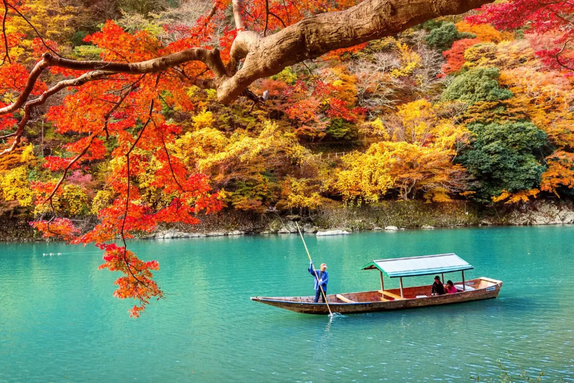 Reflections of autumn along Japan's rivers