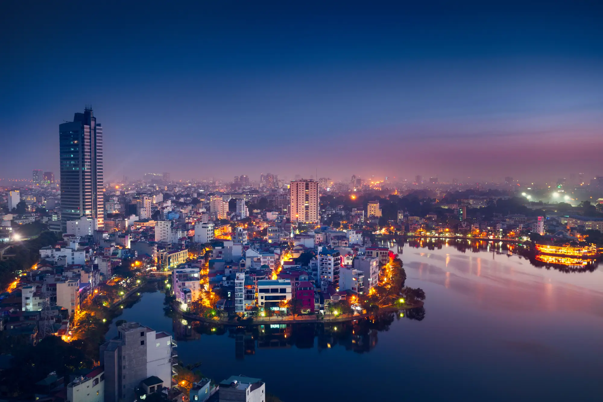 Hanoi at night