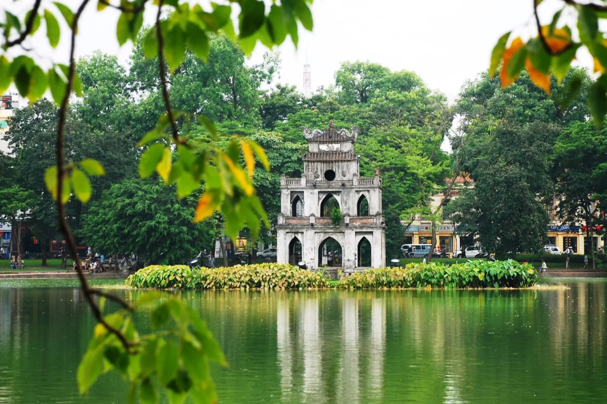 Explre Hoan Kiem Lake - one of the best things in Hanoi for travellers
