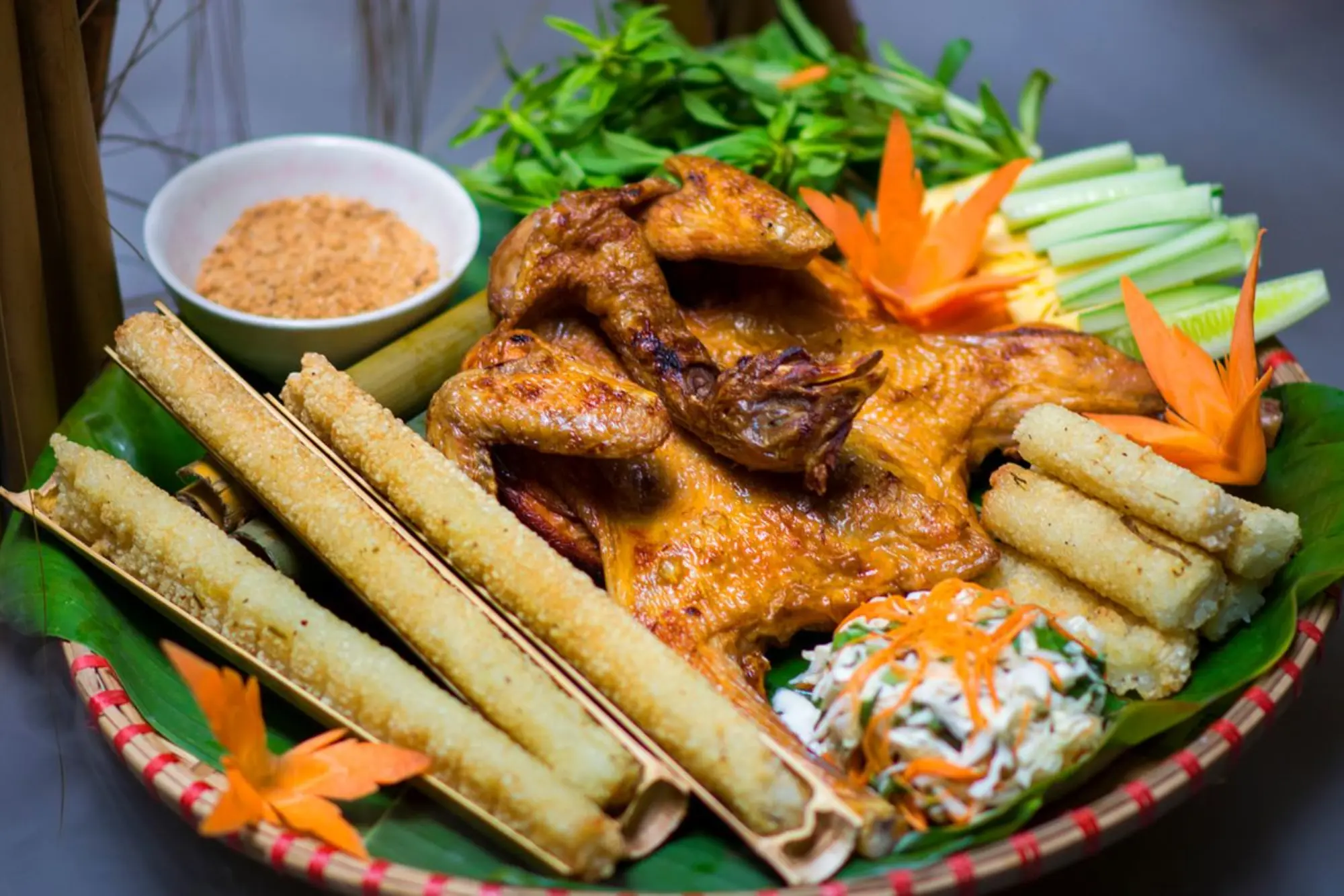 Local Food - Grill Chicken and Sticky Rice