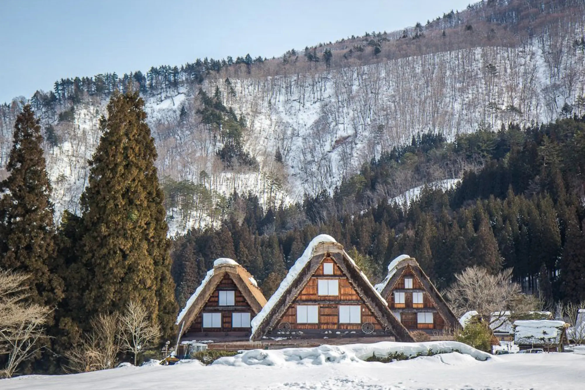 Shirakawa-go's Winter Scenery
