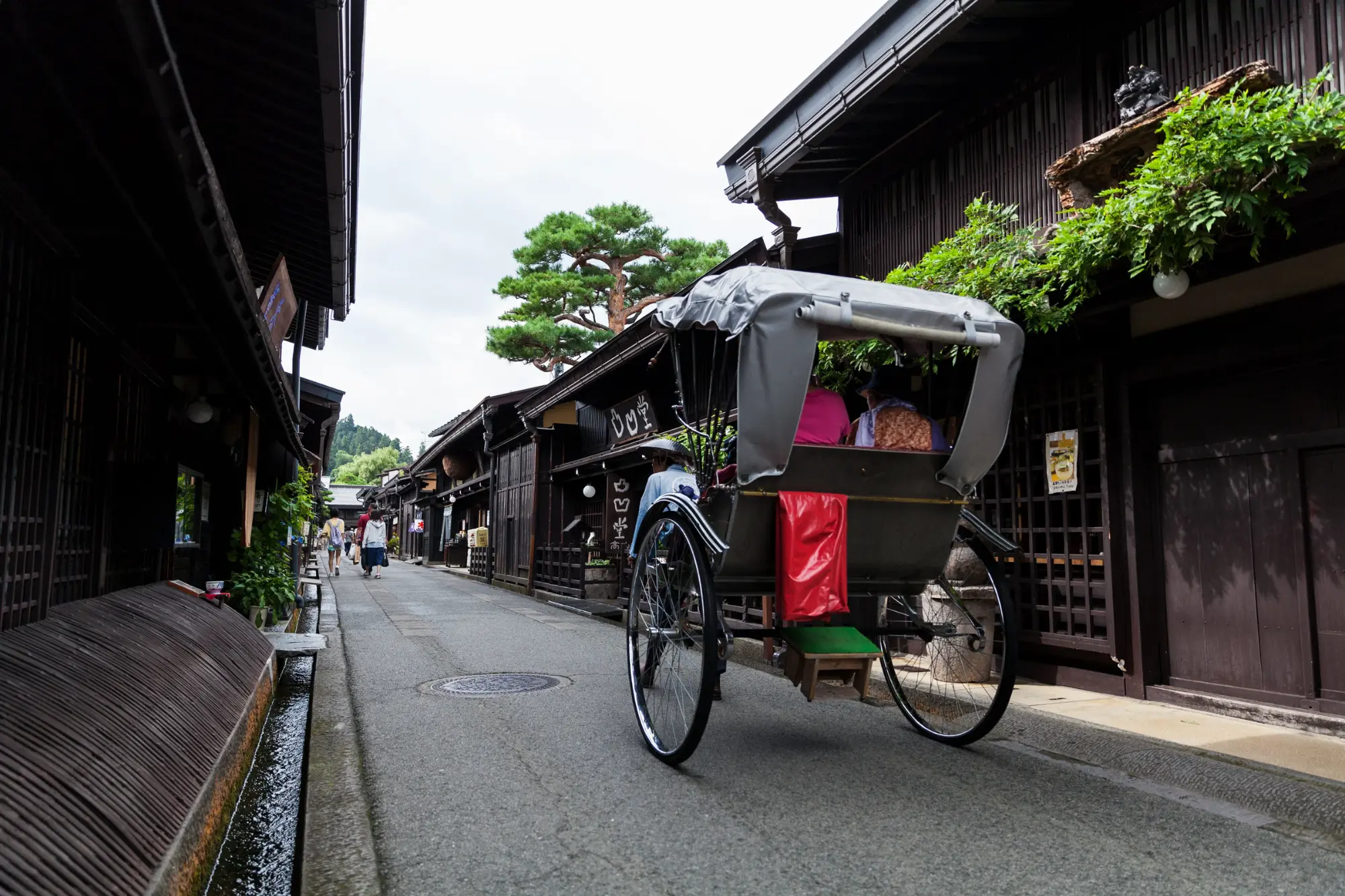 Takayama transportation on street