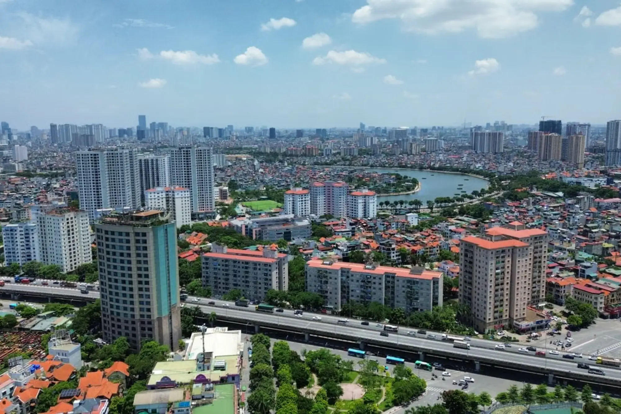 Hanoi seen from above
